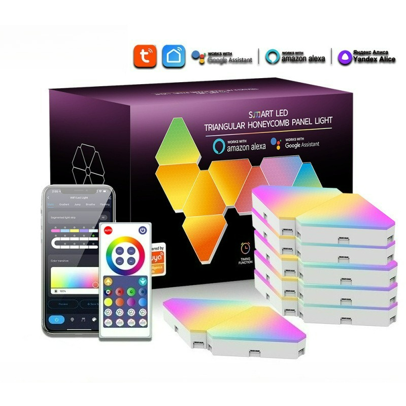 Board Game Room - Светодиодная панель Tuya WiFi RGB Triangle