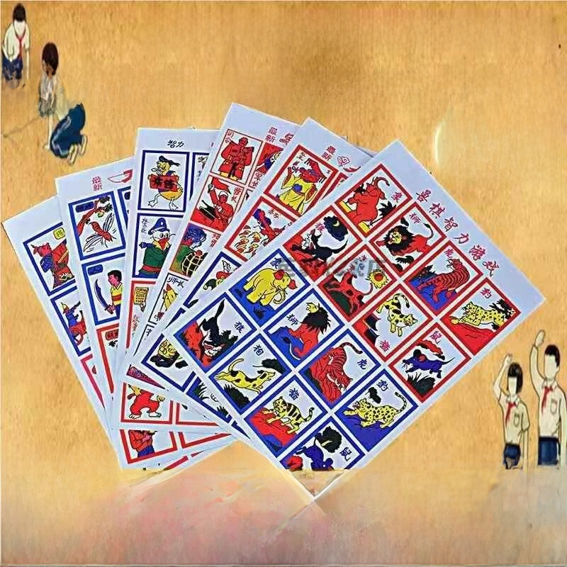 Board Game Wild Wild - Винтажный шахматный набор с изображением животных:
