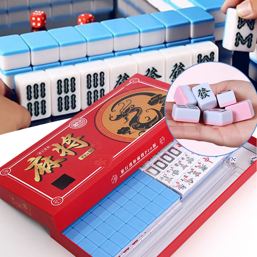 Board Game Organization - Портативный дорожный мини-набор маджонга, дорожный набор