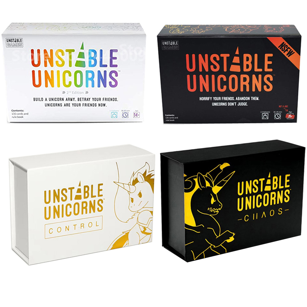 Board Game Here To Slay - Настольные игры Unstables Nightmares Expansion Unicorns