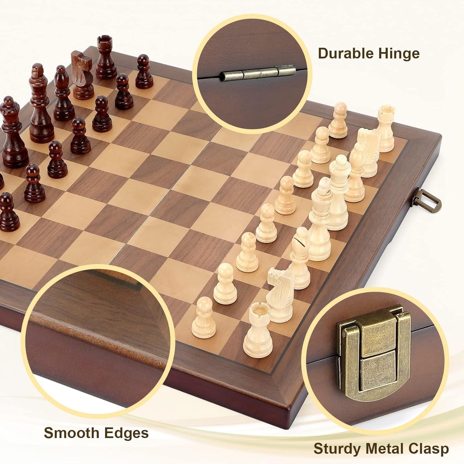 Деревянный шахматный набор 39  – обзор и цена Chess Set Wooden