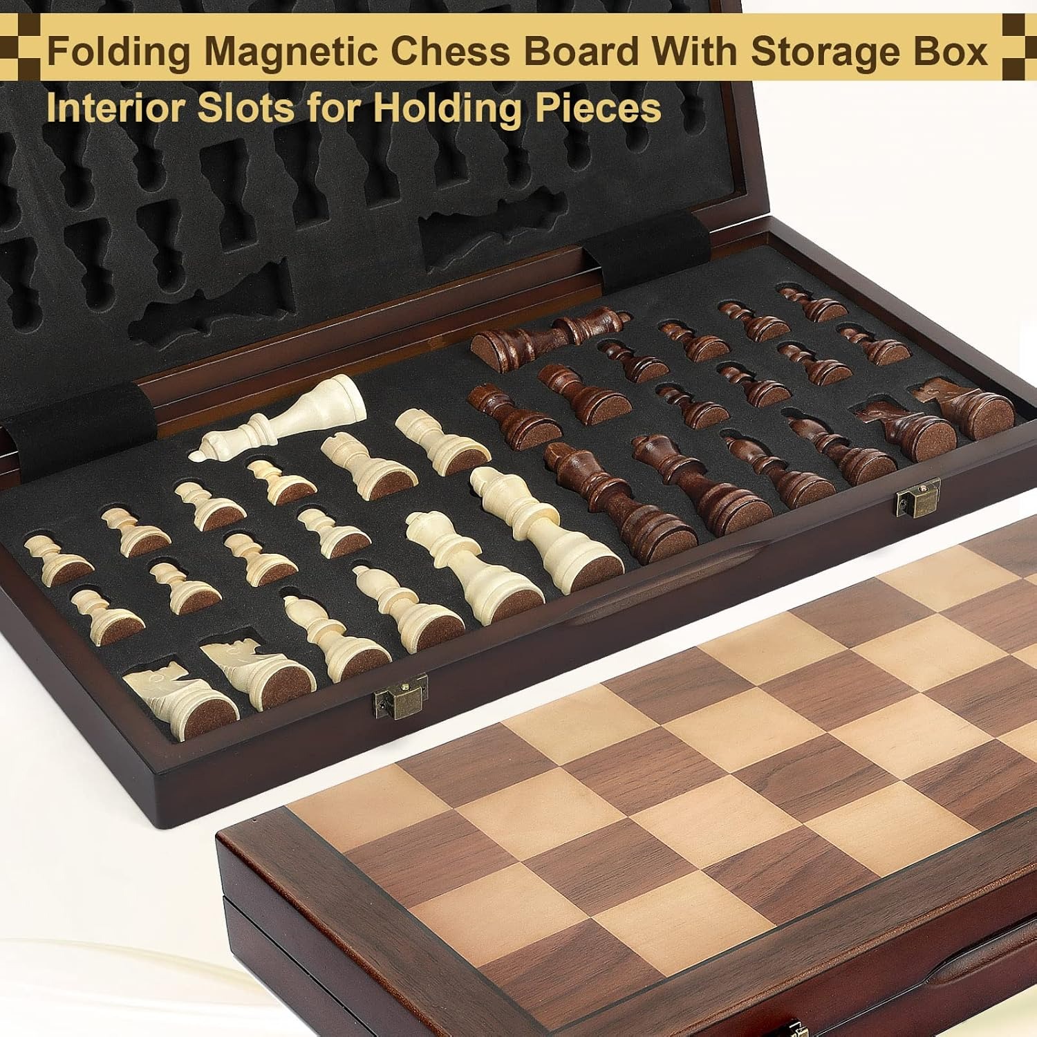 Деревянный шахматный набор 39  – обзор и цена Chess Set Wooden
