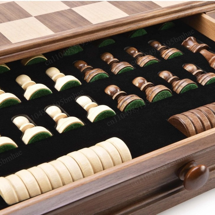 Набор для шахмат и шашек из ма – обзор и цена Chess Set Wooden