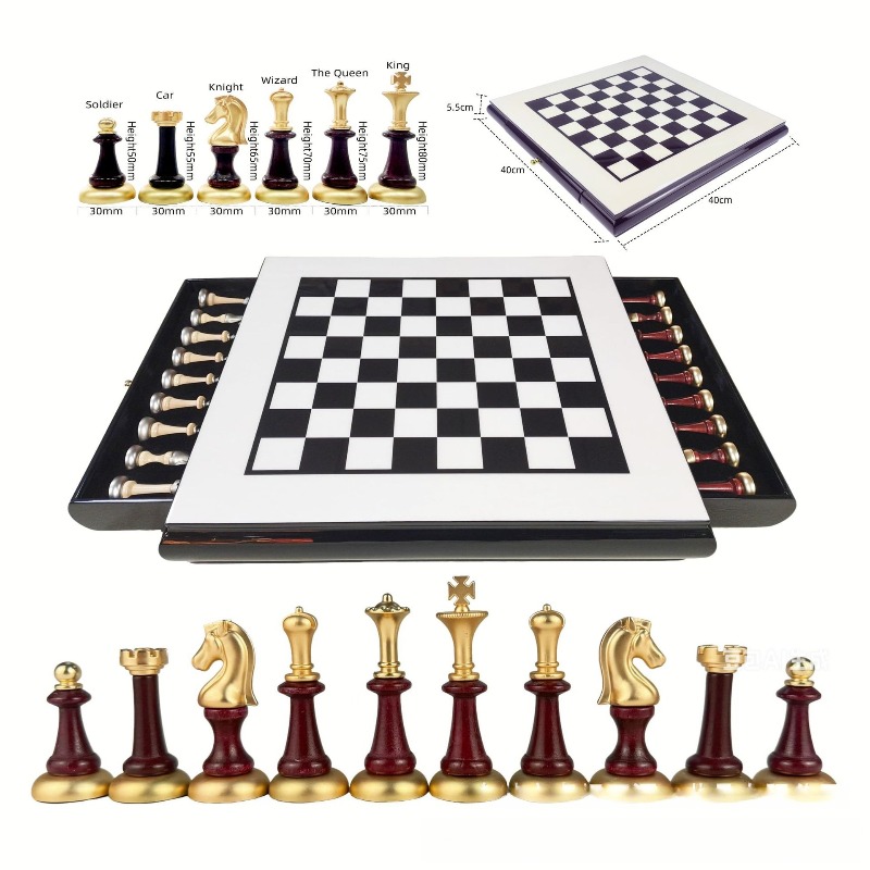 Шахматный набор из дерева с гл – обзор и цена Chess Set Wooden