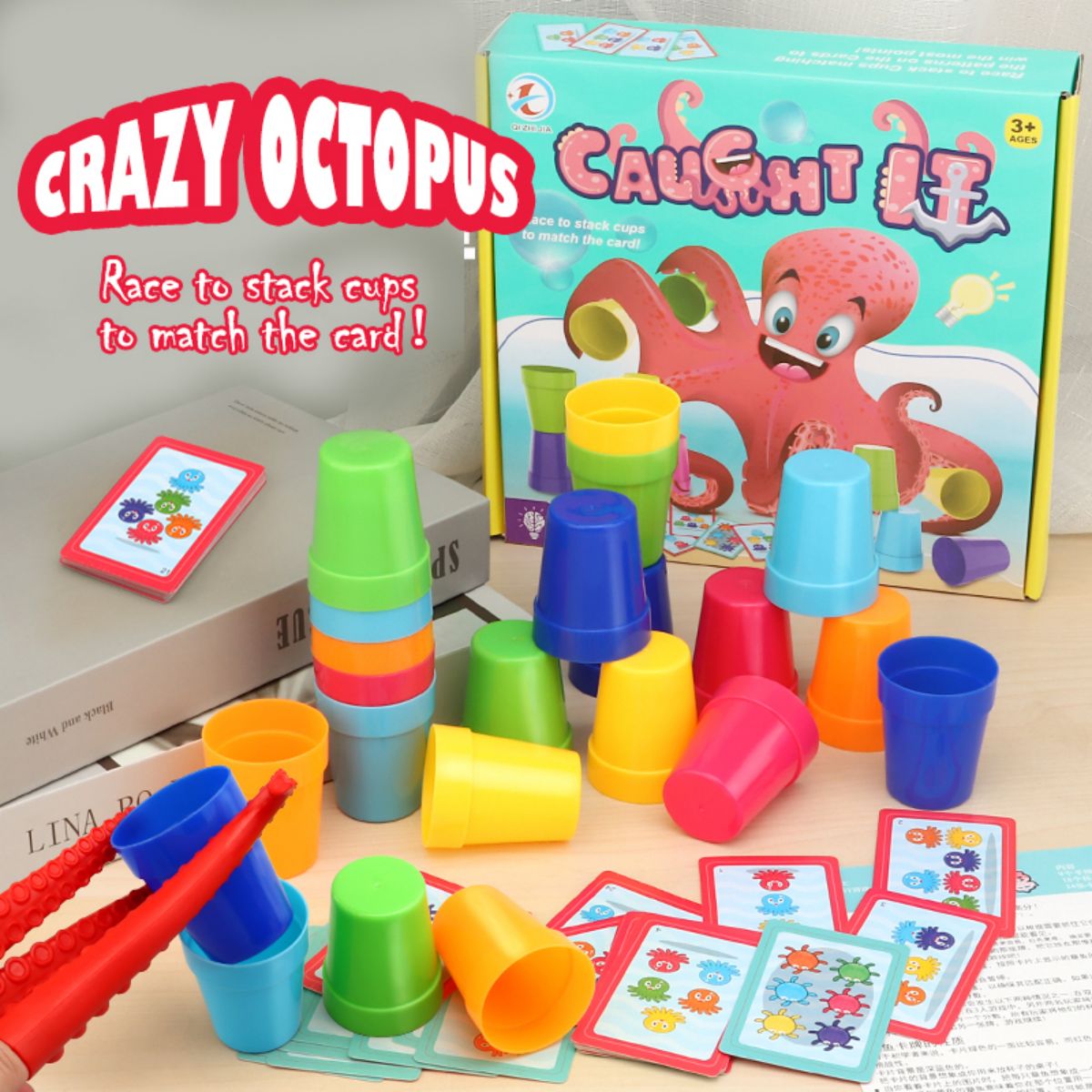 Сумасшедшая игрушка-Осьминог д – обзор и цена Board Game Quick