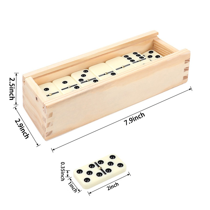 Ivory Double Six Duo Mino Domi – обзор и цена Chess Set Wooden